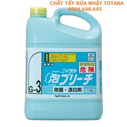 Totaka - Dung dịch khử trùng và tẩy trắng (Loại phun xịt tạo bọt)